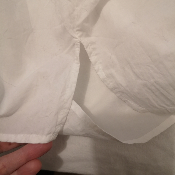 3/$20 Woolworths white cotton top - Picture 10 of 14